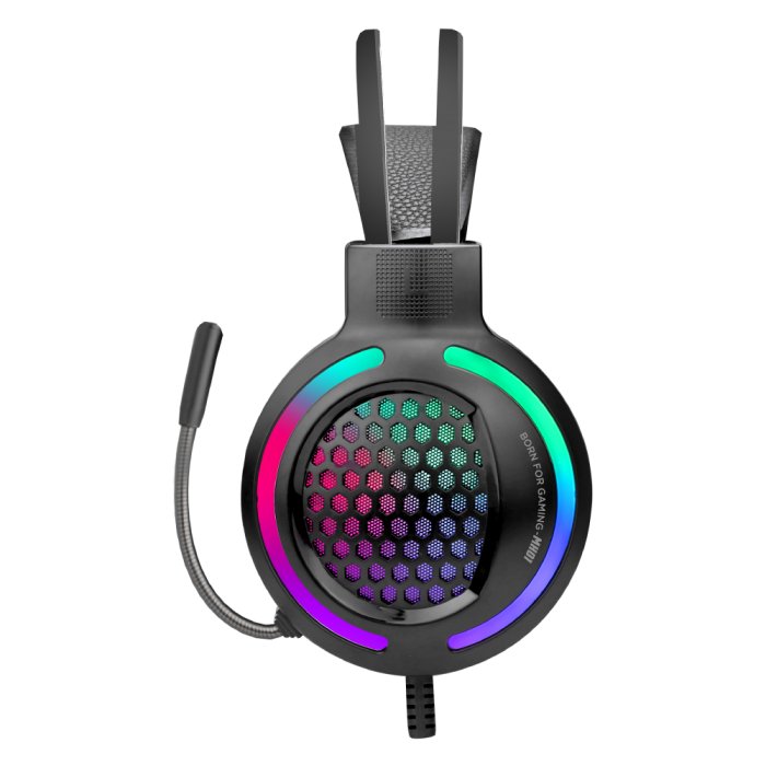 Conjunto gamer Marvo COMBO MH01 Gaming Black 2-in-1 Headset, Mouse RGB