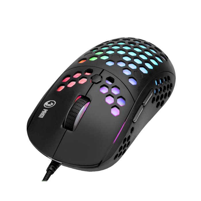 Conjunto gamer Marvo COMBO MH01 Gaming Black 2-in-1 Headset, Mouse RGB