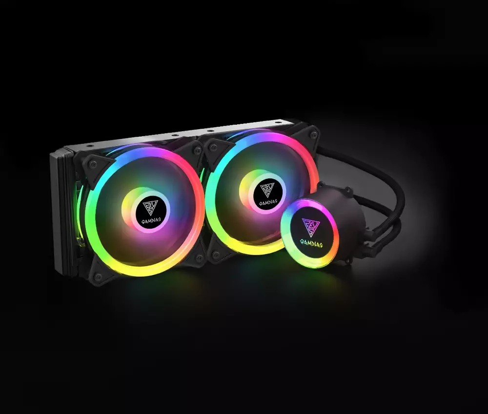 Охладител за процесор Gamdias CHIONE M2-240 LITE aRGB Water Cooling 240mm - GAMDIAS-CHIONE-M2-240 LITE