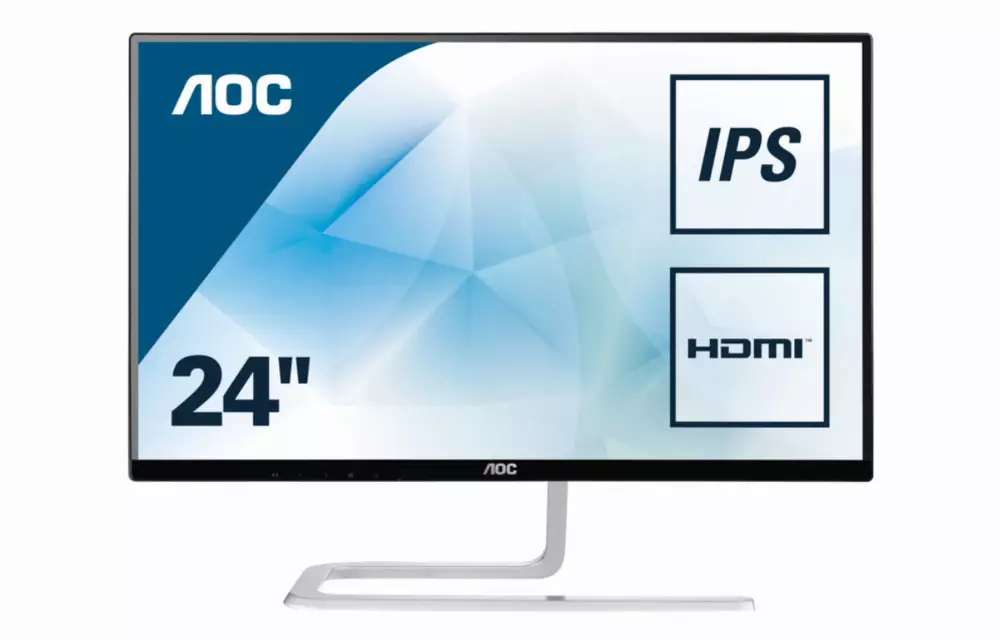 Монитор AOC 23.8" I2481FXH, FHD 1920x1080, IPS, 4ms, HDMI, VGA