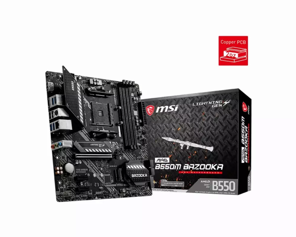 Дънна платка MSI MAG B550M BAZOOKA