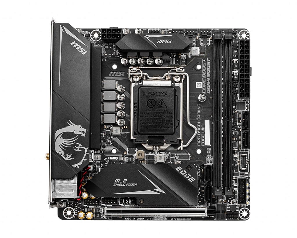 Дънна платка MSI MPG B460I GAMING EDGE WIFI - 911-7C86-002