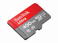 Карта памет SANDISK Ultra microSDHC, 400GB, A1, UHS-I, U1, Class 10, 120MB/s, Адаптер