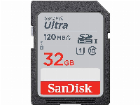 Карта памет SANDISK Ultra SDHC, 32GB, Class 10, U1, 120 Mb/s