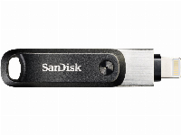 USB памет SanDisk iXpand Flash Drive Go, за iPhone и iPad, USB 3.1 Gen 1, 128GB, Сребрист