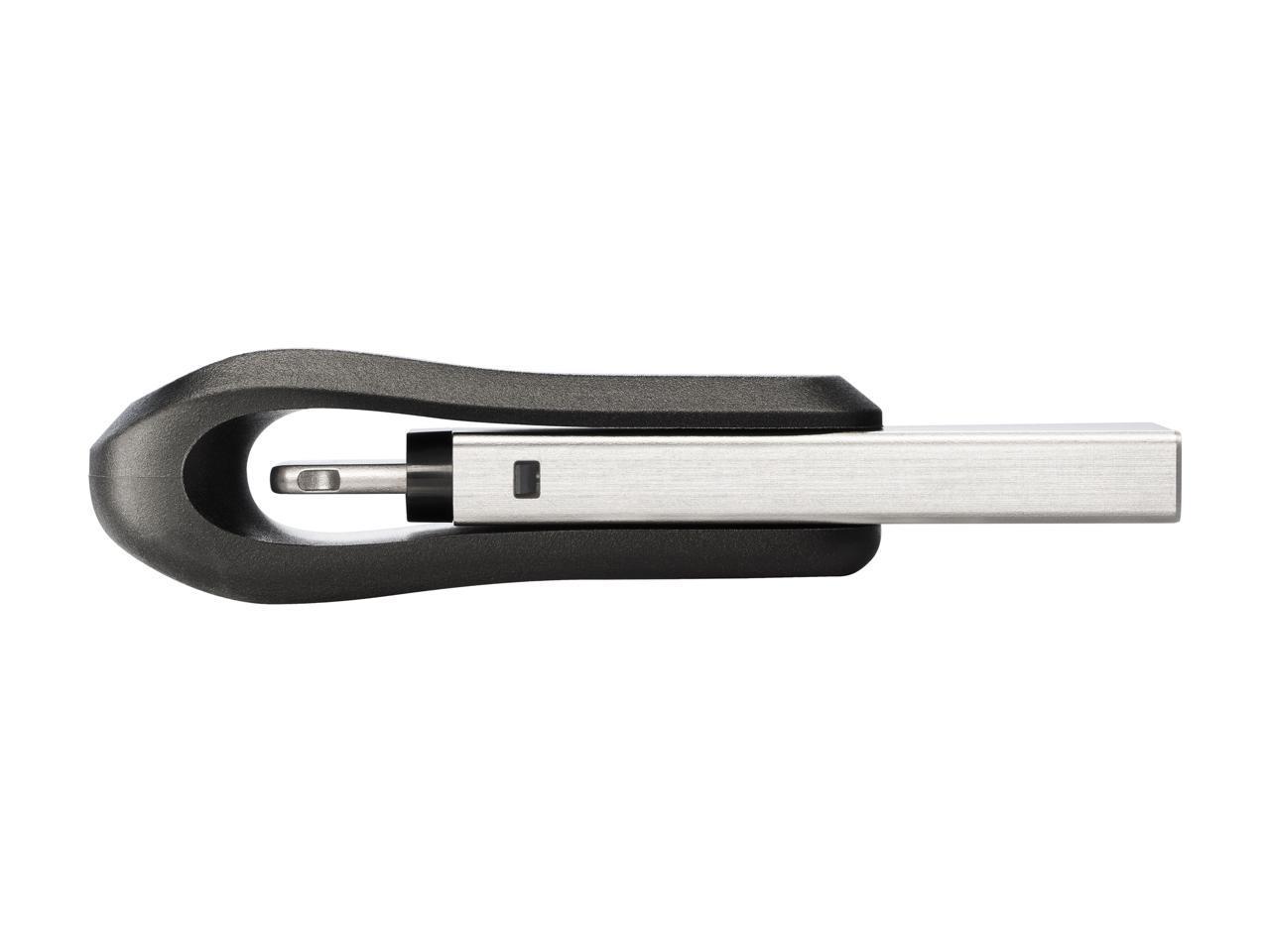 USB памет SanDisk iXpand Flash Drive Go, за iPhone и iPad, USB 3.1 Gen 1, 128GB, Сребрист