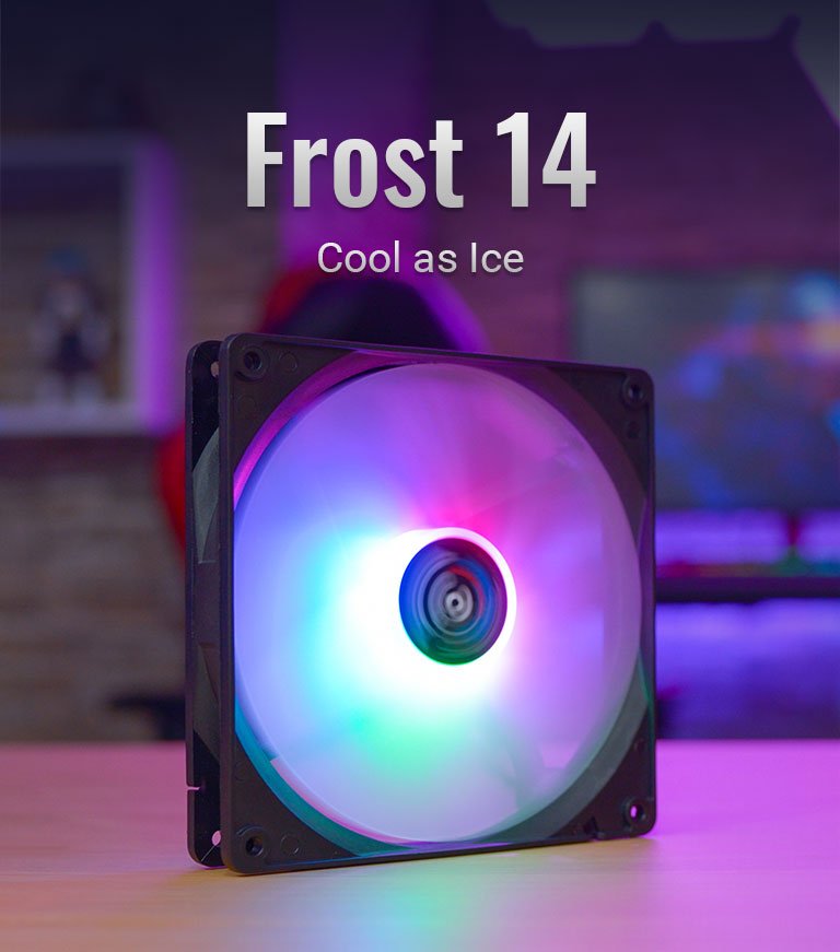 Вентилатор AeroCool Frost 14 Fan 140 mm Fixed RGB - ACF4-FS10117.11