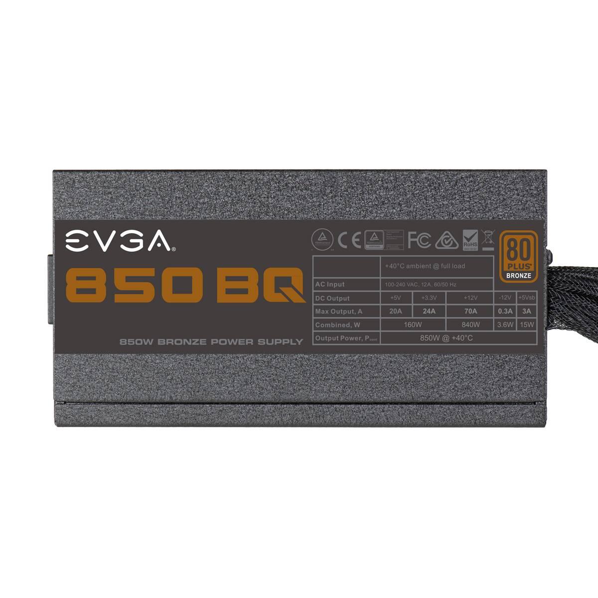 Захранване EVGA 850 BQ 850W 80+ BRONZE Semi Modular