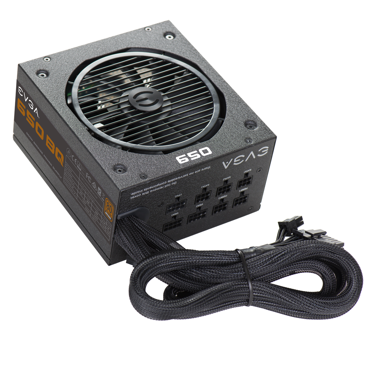 Захранване EVGA 650BQ 650W 80+ Bronze Semi Modular