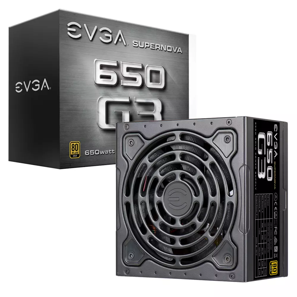 Захранване EVGA SuperNOVA 650 G3 80+ Gold 650W Full Modular
