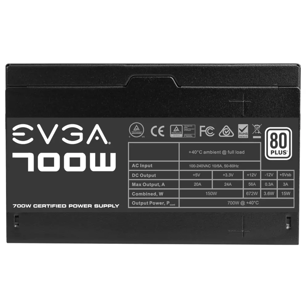 Захранване EVGA W1, 700W 80+