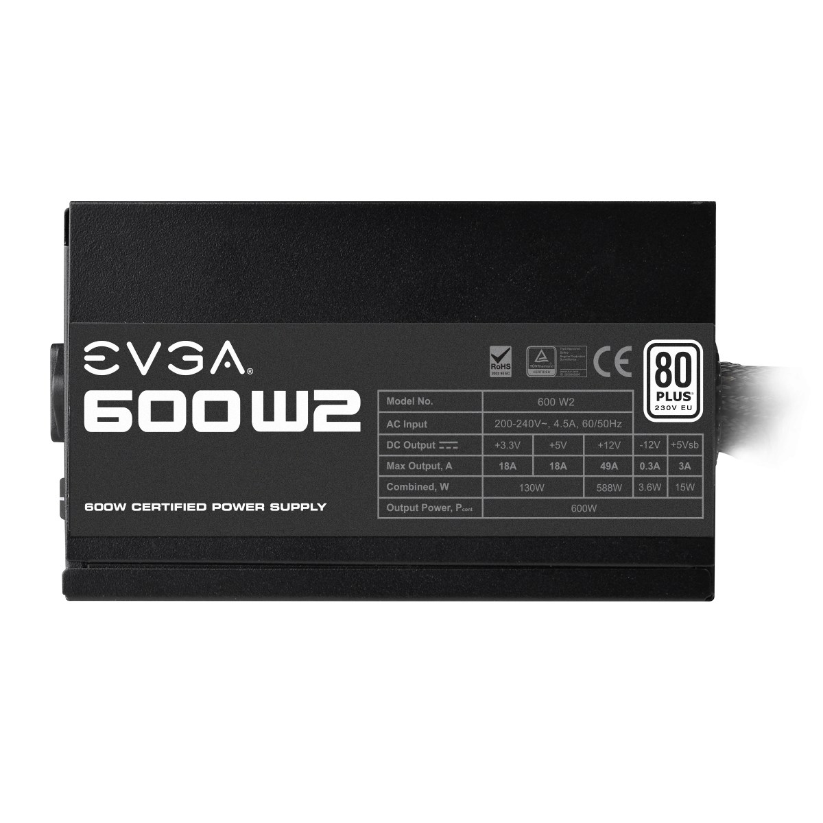 Sursă EVGA 600 W2, 600W 80+