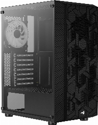 Кутия AeroCool Hive v2 FRGB, Mid Tower, Черен