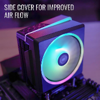 Охладител за процесор AeroCool Cylon 4F BLACK aRGB PWM 