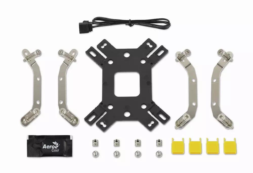 Охладител за процесор AeroCool Cylon 4F BLACK aRGB PWM 