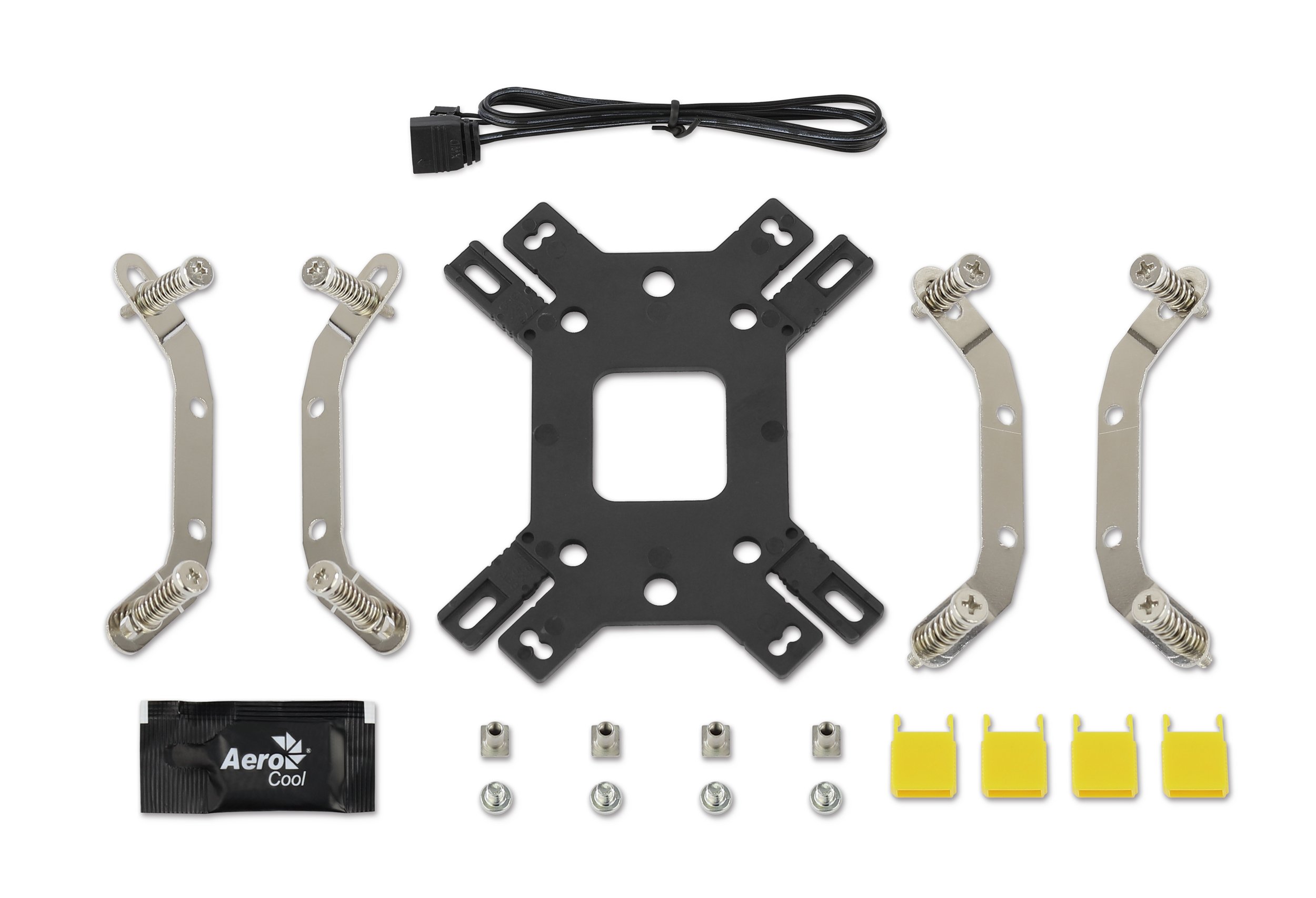 Охладител за процесор AeroCool Cylon 4F BLACK aRGB PWM 