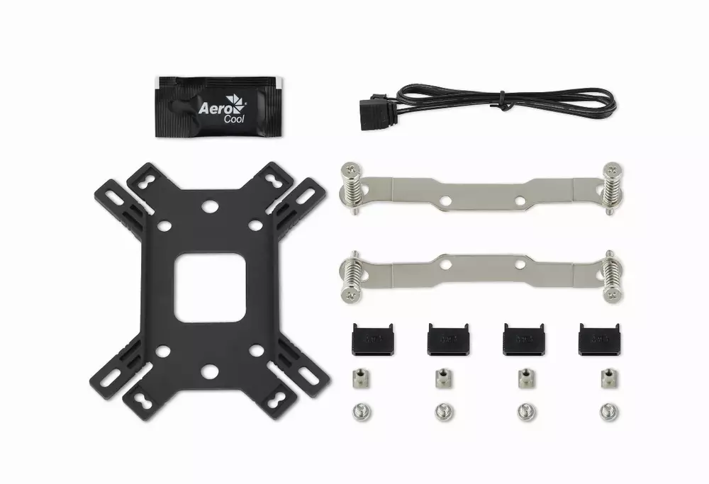Охладител за процесор AeroCool Cylon 4F BLACK aRGB PWM 
