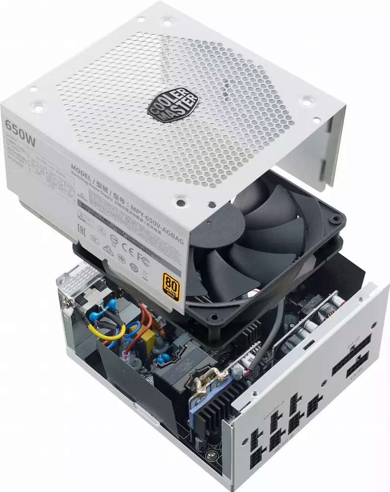 Захранване Cooler Master V650 (650W 80+ Gold) Gold V2 White Edition