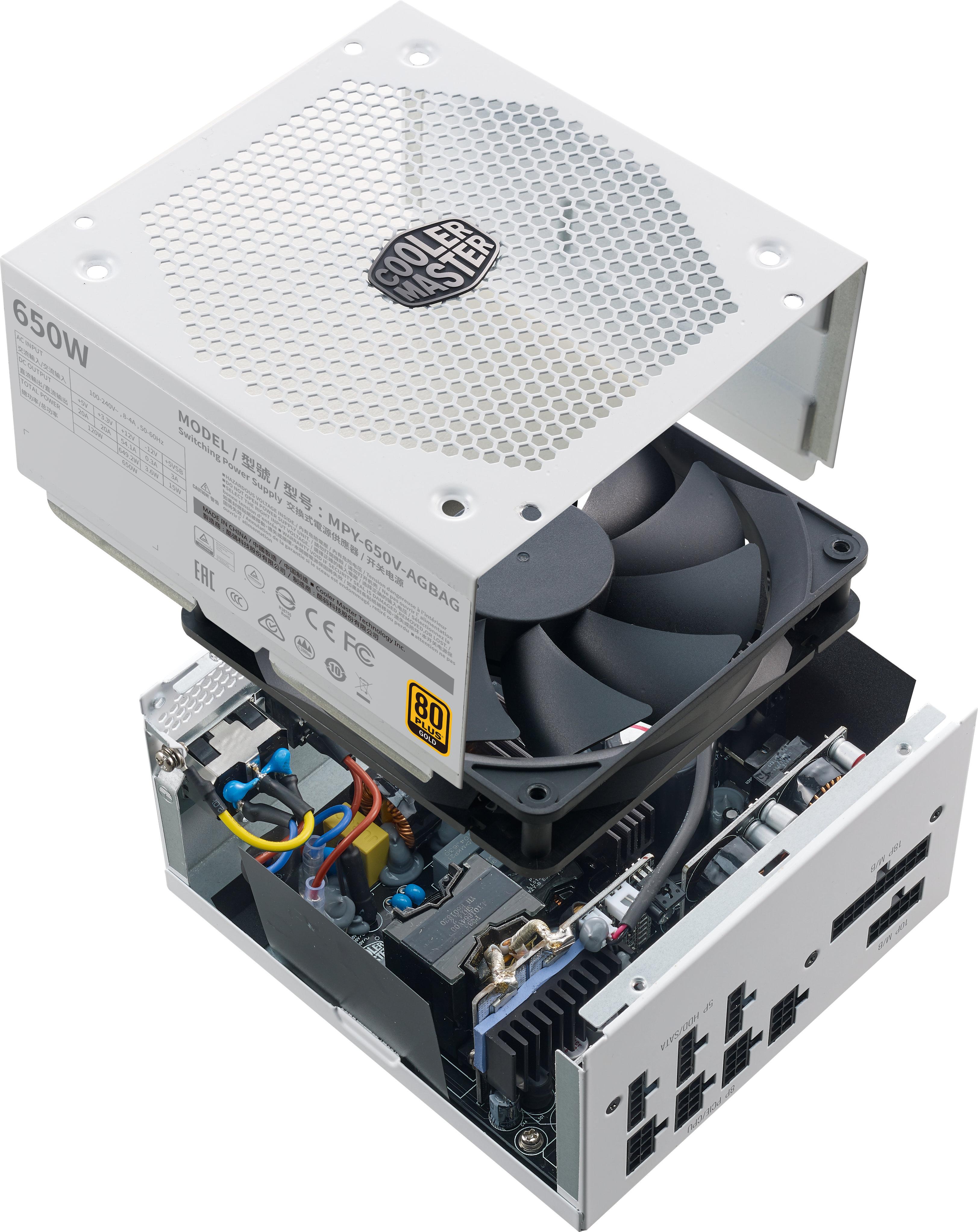 Захранване Cooler Master V650 (650W 80+ Gold) Gold V2 White Edition