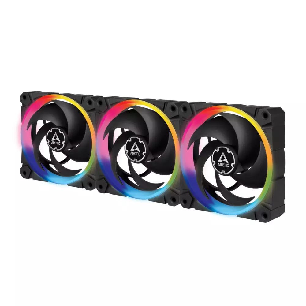 Вентилатори Arctic BioniX P120 A-RGB с контролер и дистанционно - ACFAN00156A