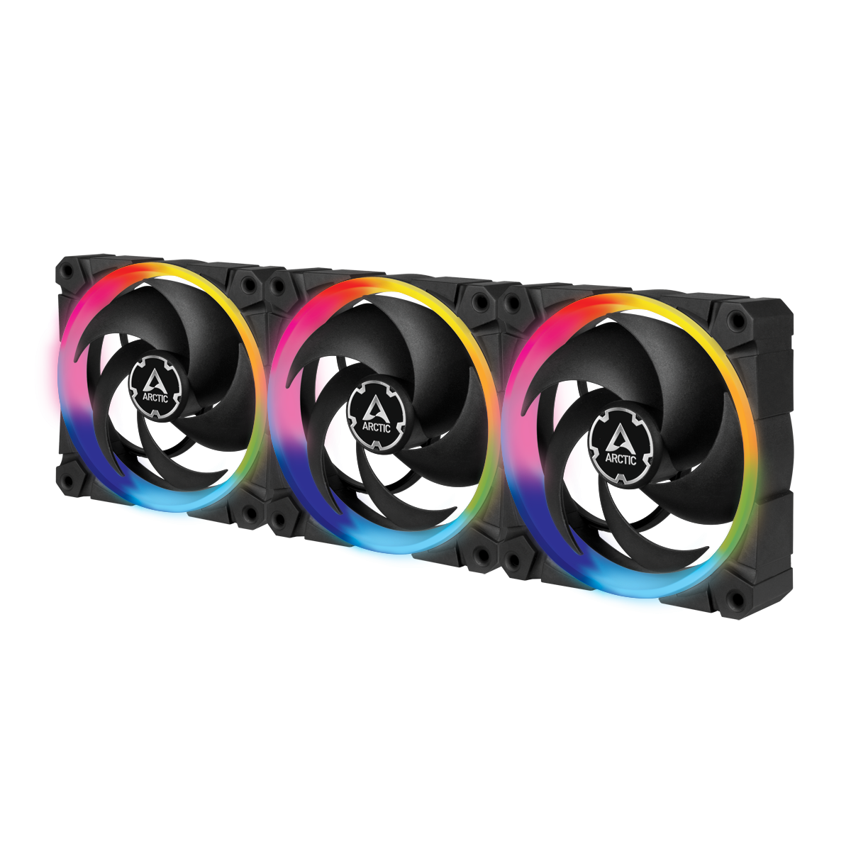 Вентилатори Arctic BioniX P120 A-RGB с контролер и дистанционно - ACFAN00156A
