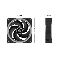 Вентилатори Arctic BioniX P120 A-RGB с контролер и дистанционно - ACFAN00156A
