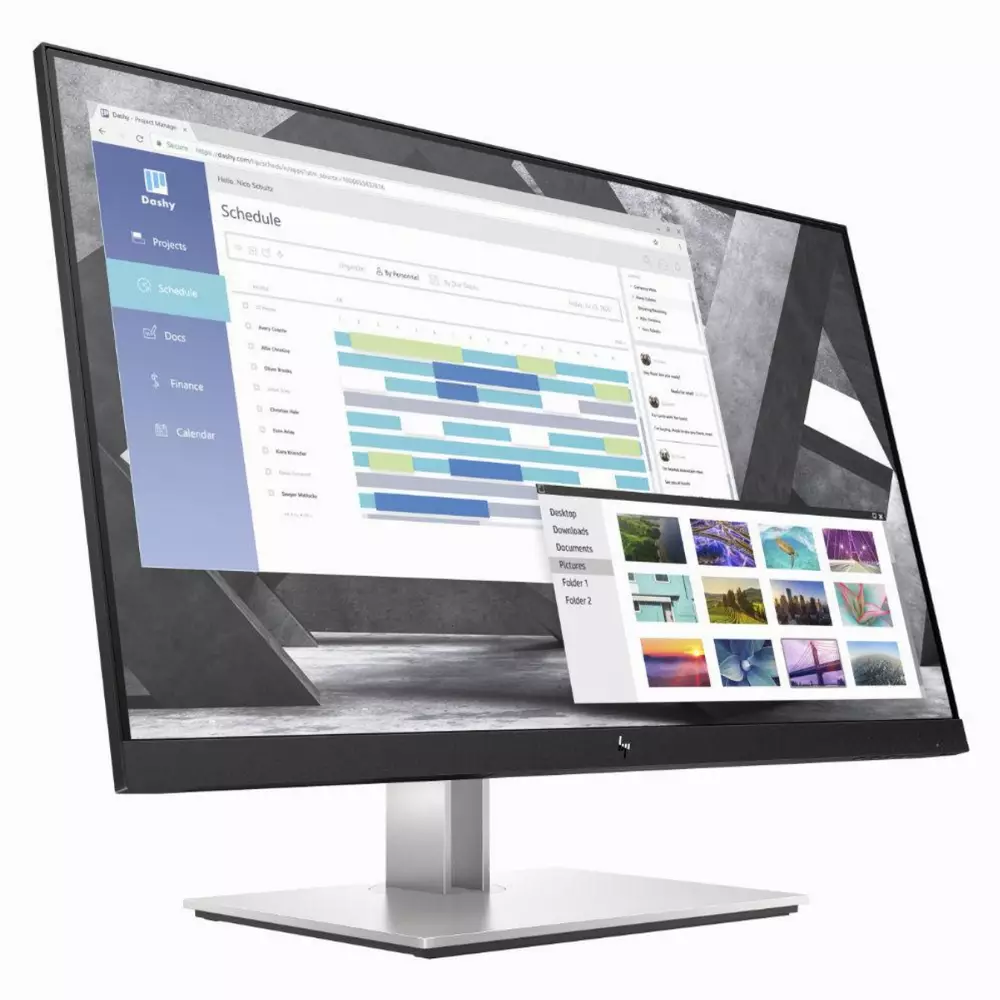 Монитор HP EliteDisplay E27q G4 27", IPS, 2560x1440, 60Hz, D-SUB, HDMI, DisplayPort, USB Hub