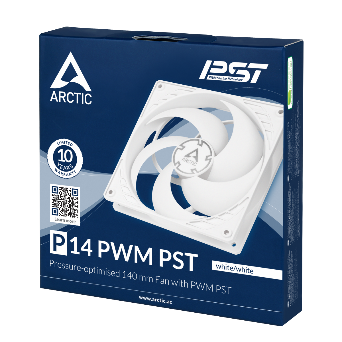 Вентилатор ARCTIC P14 PWM PST White - ACFAN00197A