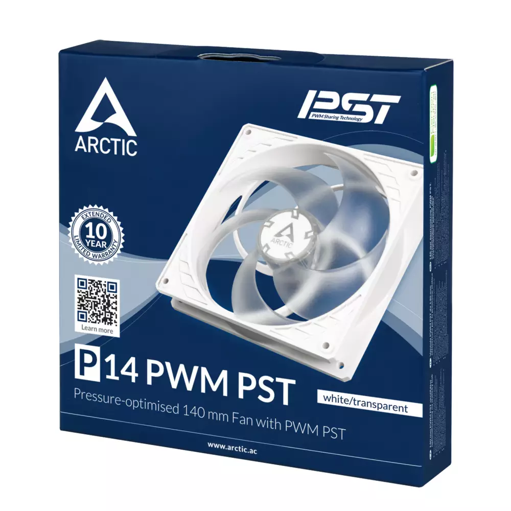 Вентилатор ARCTIC P14 PWM PST White - ACFAN00221A