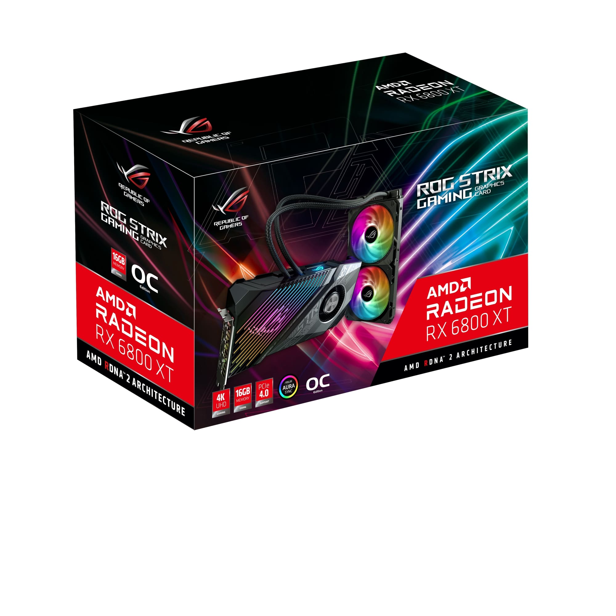 Видео карта ASUS ROG Strix LC Radeon RX 6800 XT 16GB