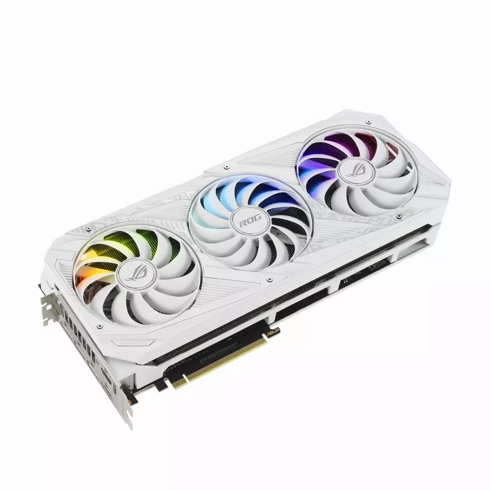 Видео карта ASUS ROG Strix GeForce RTX 3090 White Edition 24GB