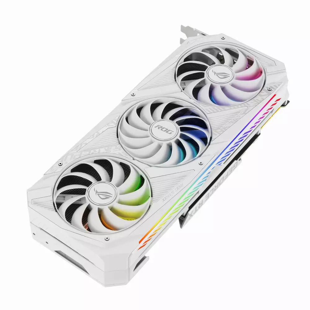 Видео карта ASUS ROG Strix GeForce RTX 3090 White Edition 24GB