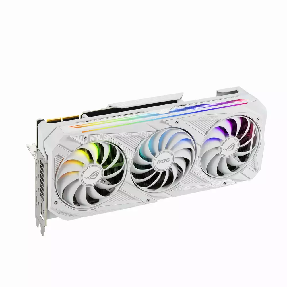 Видео карта ASUS ROG Strix GeForce RTX 3090 White Edition 24GB