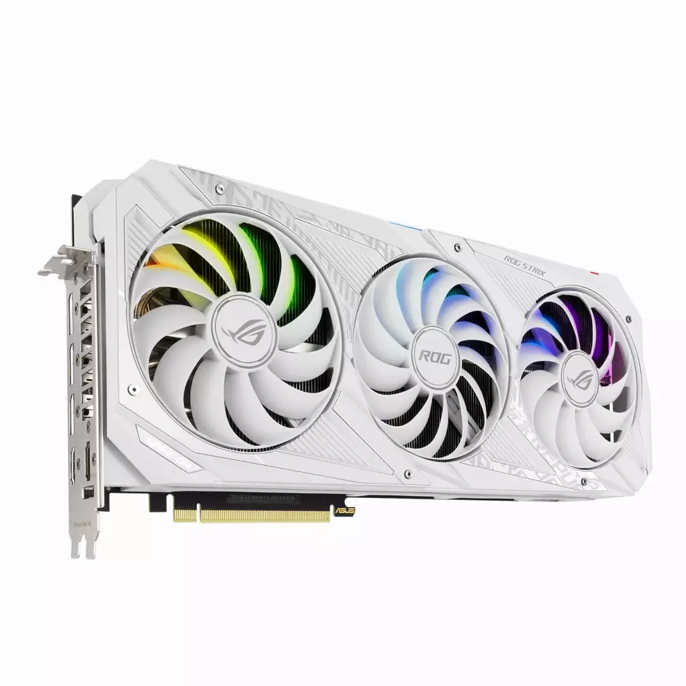Видео карта ASUS ROG Strix GeForce RTX 3090 White Edition 24GB