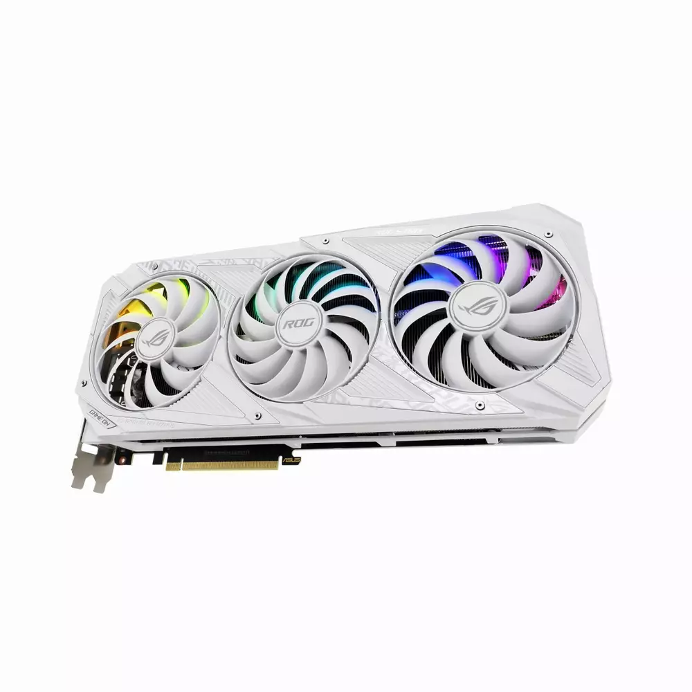 Видео карта ASUS ROG Strix GeForce RTX 3090 White Edition 24GB