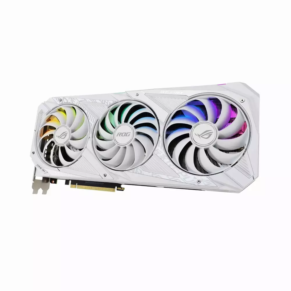 Видео карта ASUS ROG Strix GeForce RTX 3090 White Edition 24GB