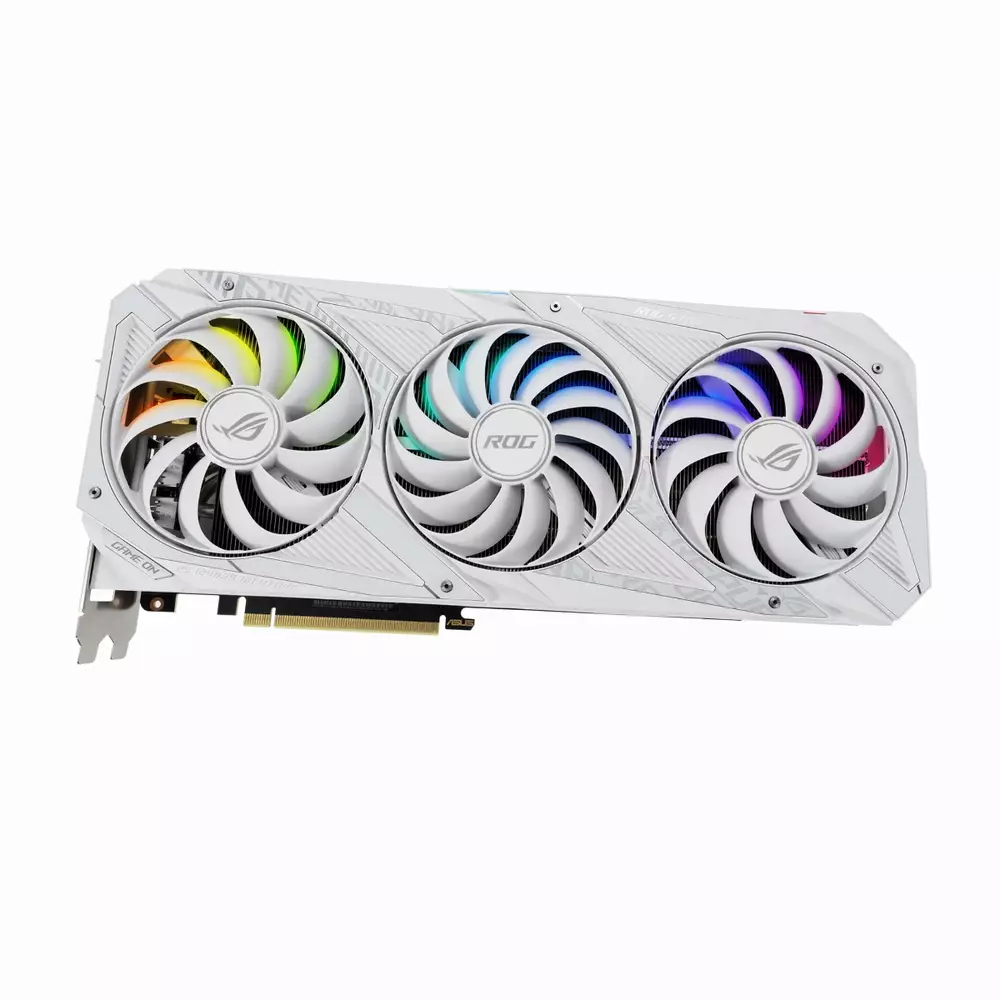 Видео карта ASUS ROG Strix GeForce RTX 3090 White Edition 24GB