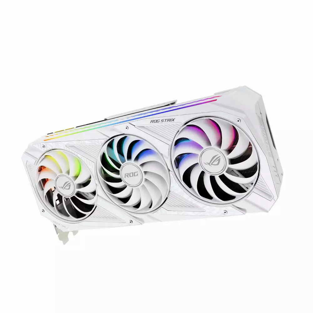 Видео карта ASUS ROG Strix GeForce RTX 3090 White Edition 24GB