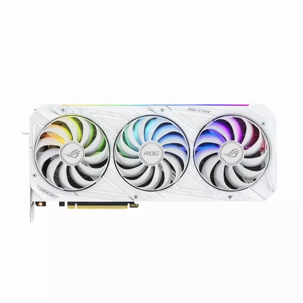 Видео карта ASUS ROG Strix GeForce RTX 3090 White Edition 24GB