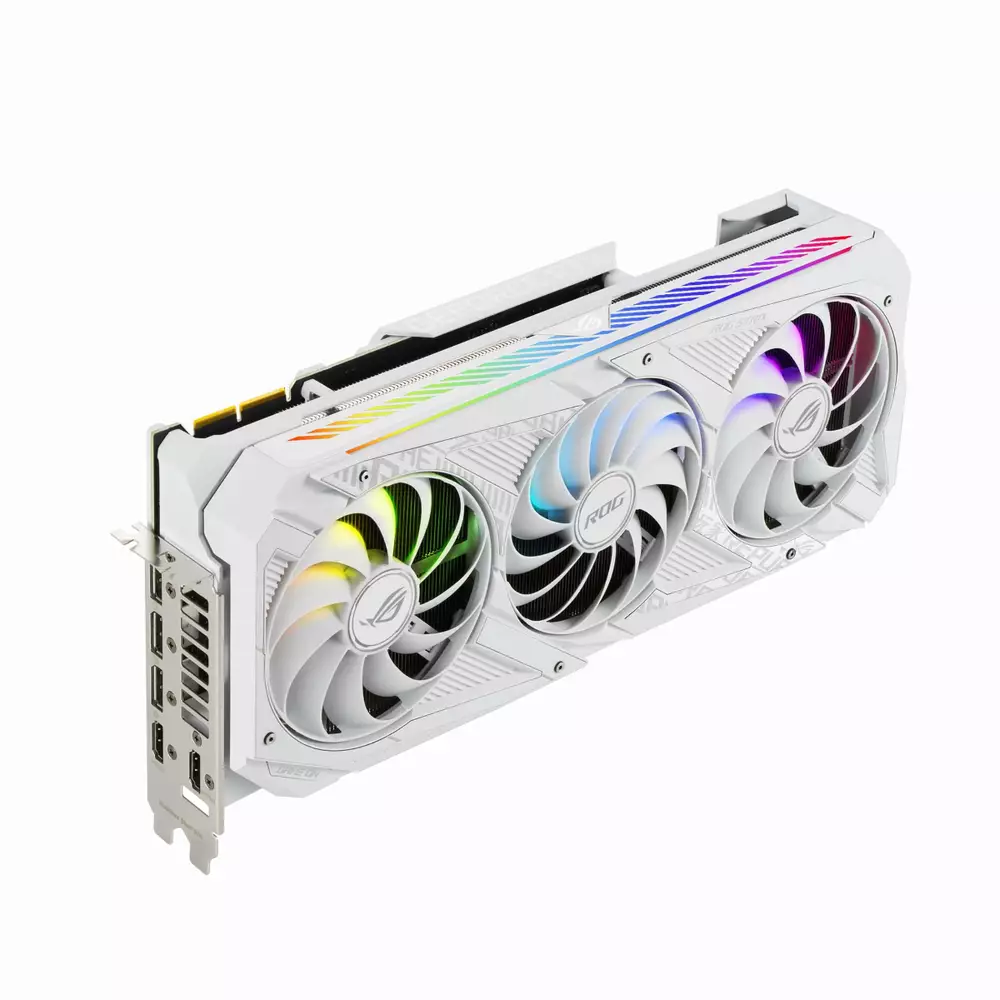 Видео карта ASUS ROG Strix GeForce RTX 3090 White Edition 24GB