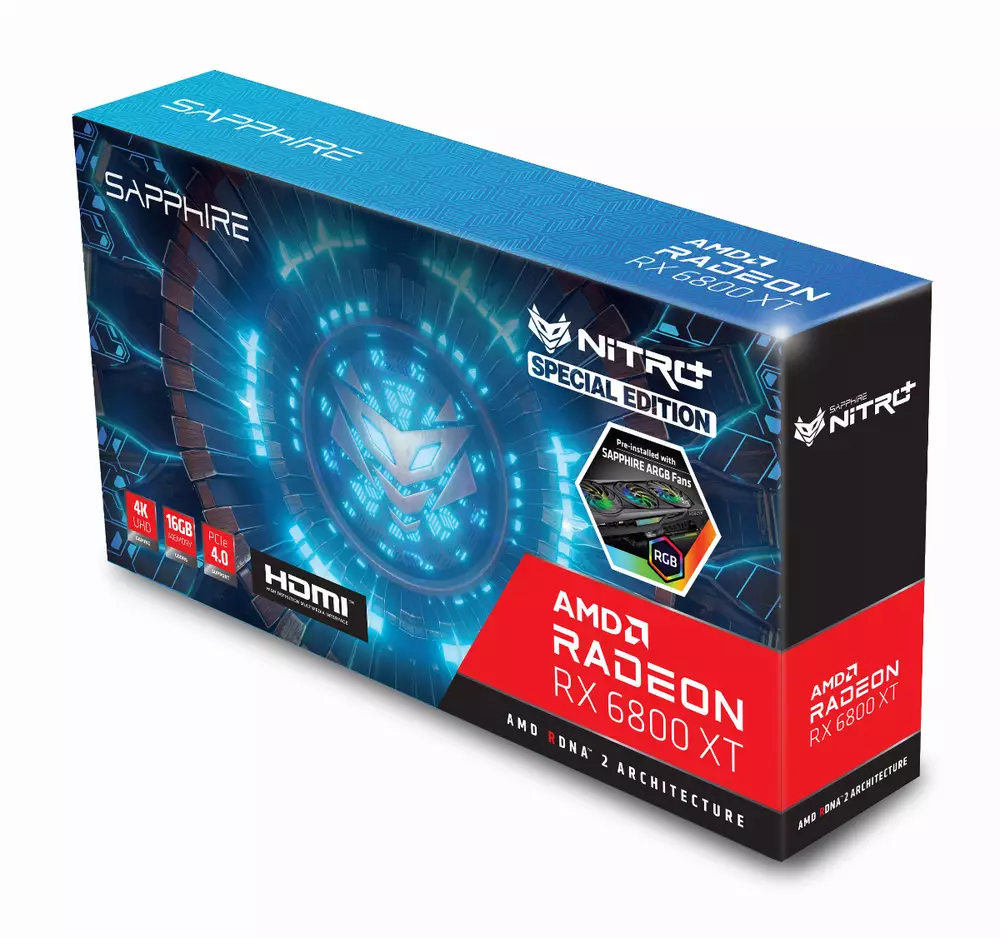 Видео карта SAPPHIRE NITRO+ RX 6800 XT OC Special Edition