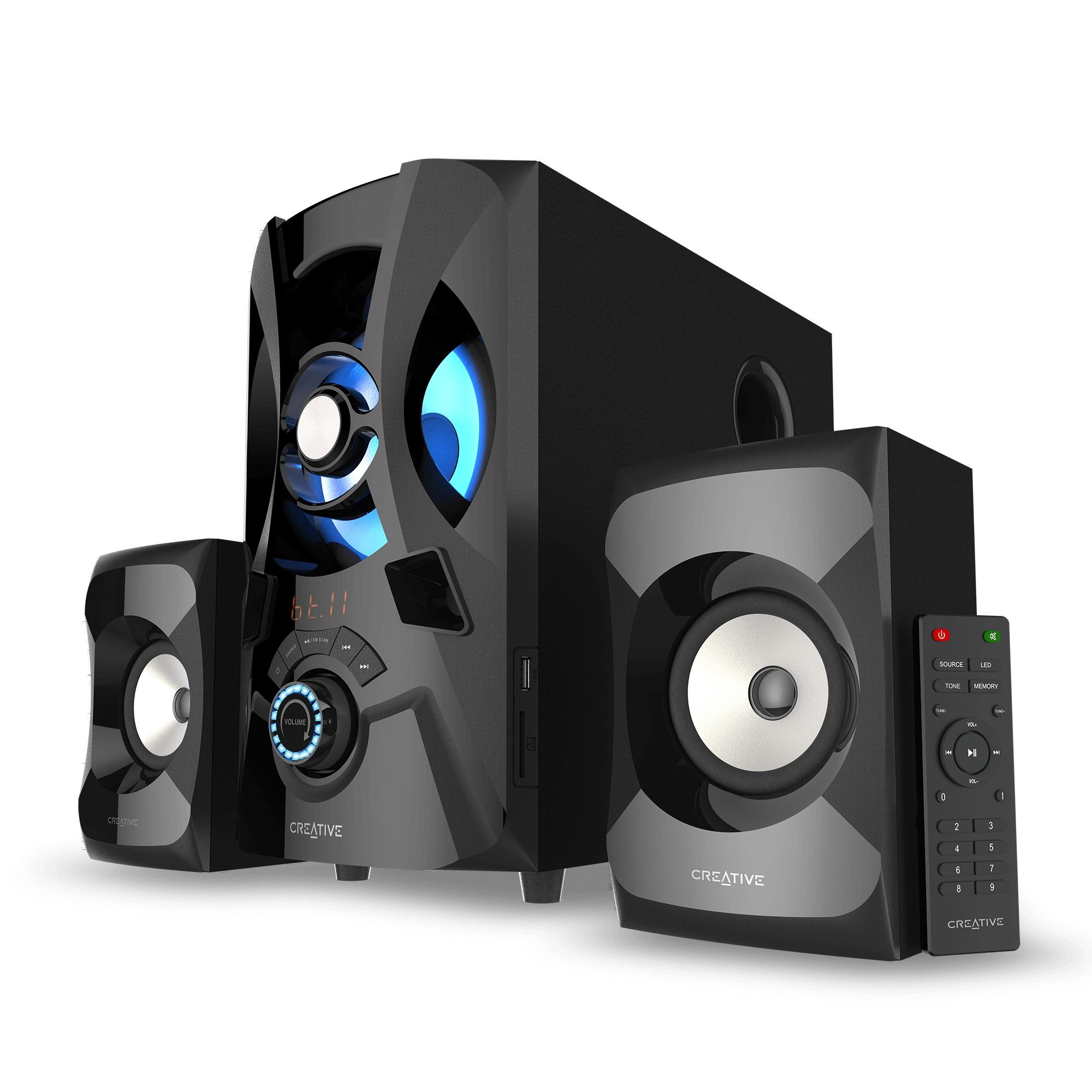 Аудіосистема Creative SBS E2900, 2.1, Bluetooth динаміки, Чорний