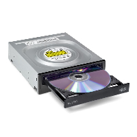 Записващо устройство LG GH24NSD5, DVD-RW, за вграждане в компютър, SATA, черен