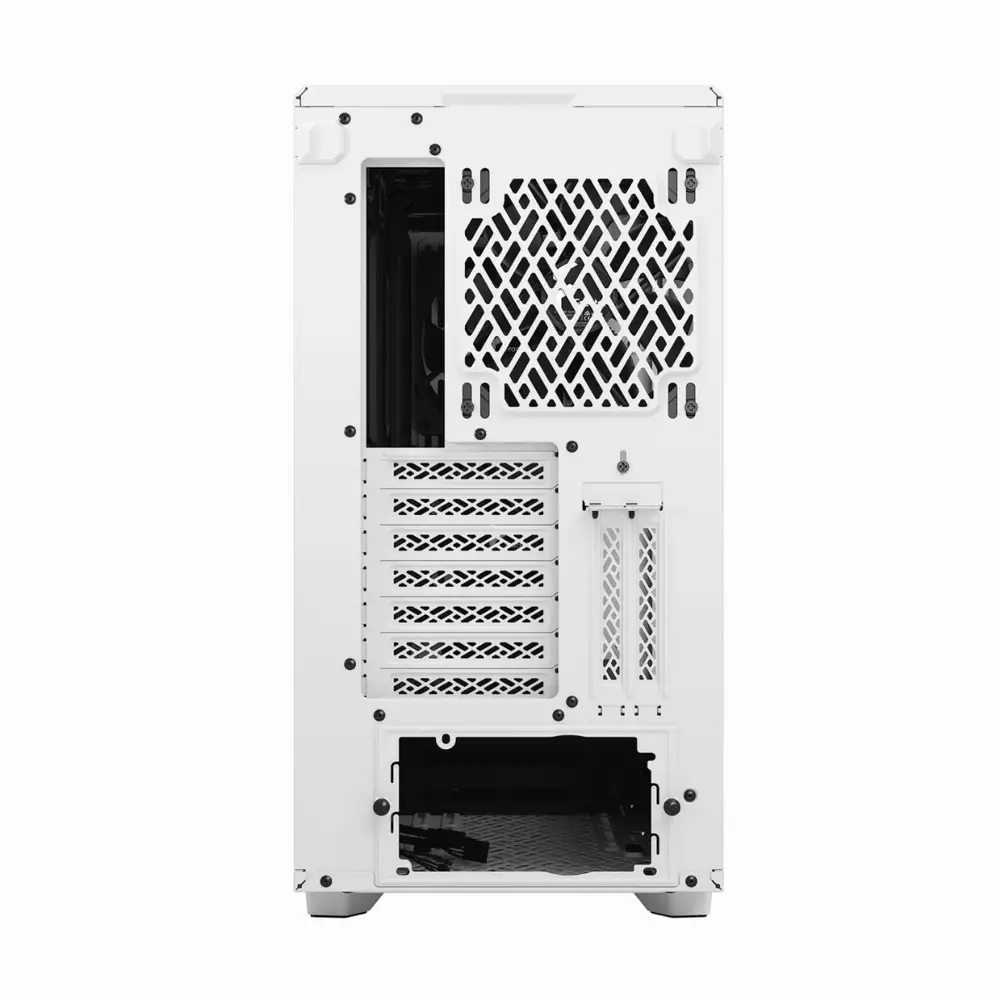 Кутия Fractal Meshify 2 Clear Tempered Glass White