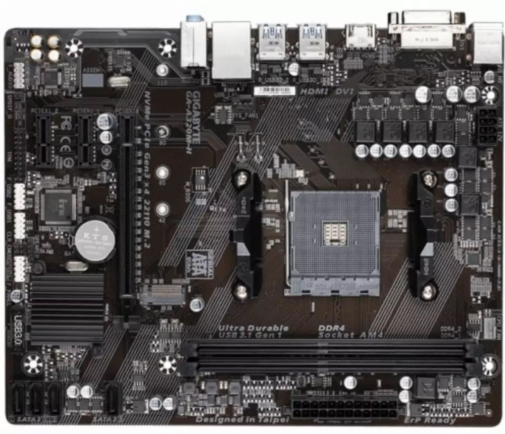 Дънна платка Gigabyte GA-A320M-H (rev. 3)