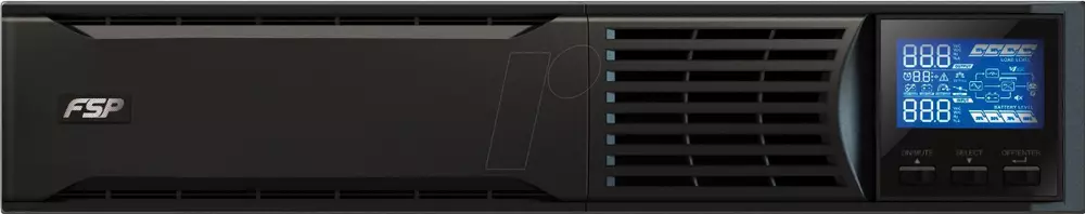 UPS FSP Group Champ Rack 1K 1000VA 900W LCD 3 Schuko USB RS-232