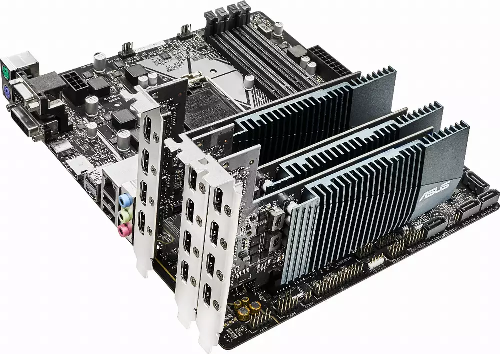 Видео карта ASUS GeForce GT 710 2GB GDDR5, 4xHDMI