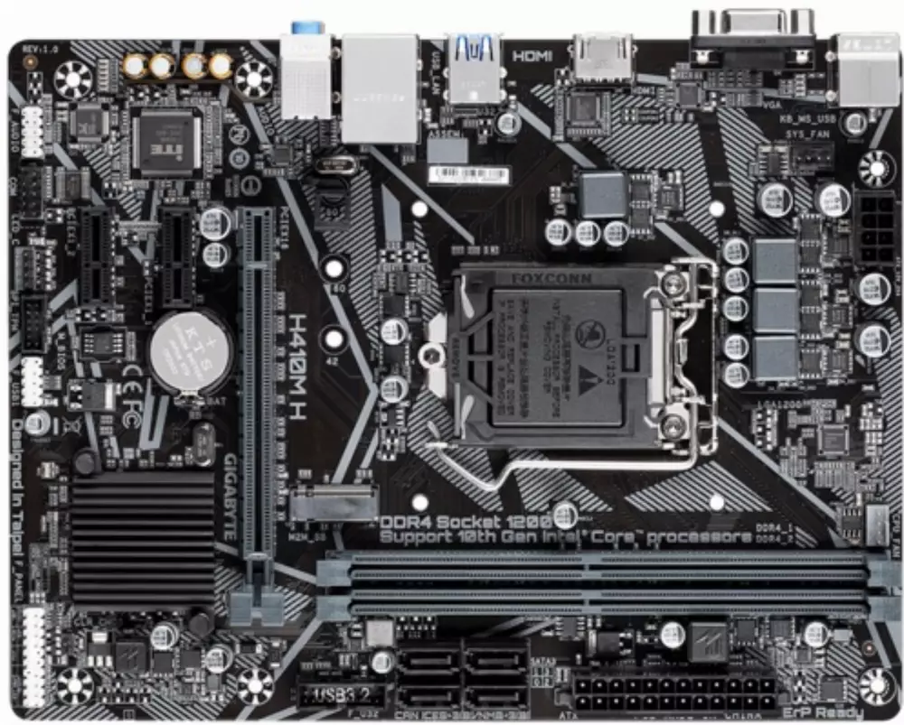 Дънна платка Gigabyte H410M H