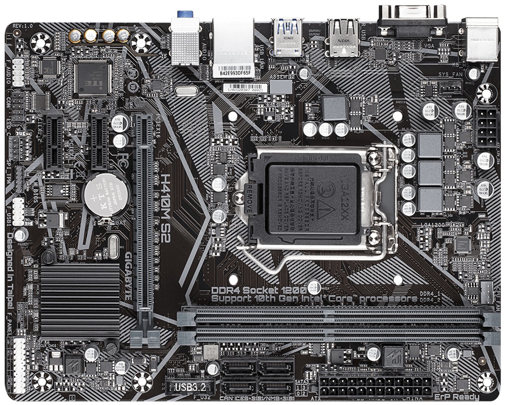 Дънна платка Gigabyte H410M S2
