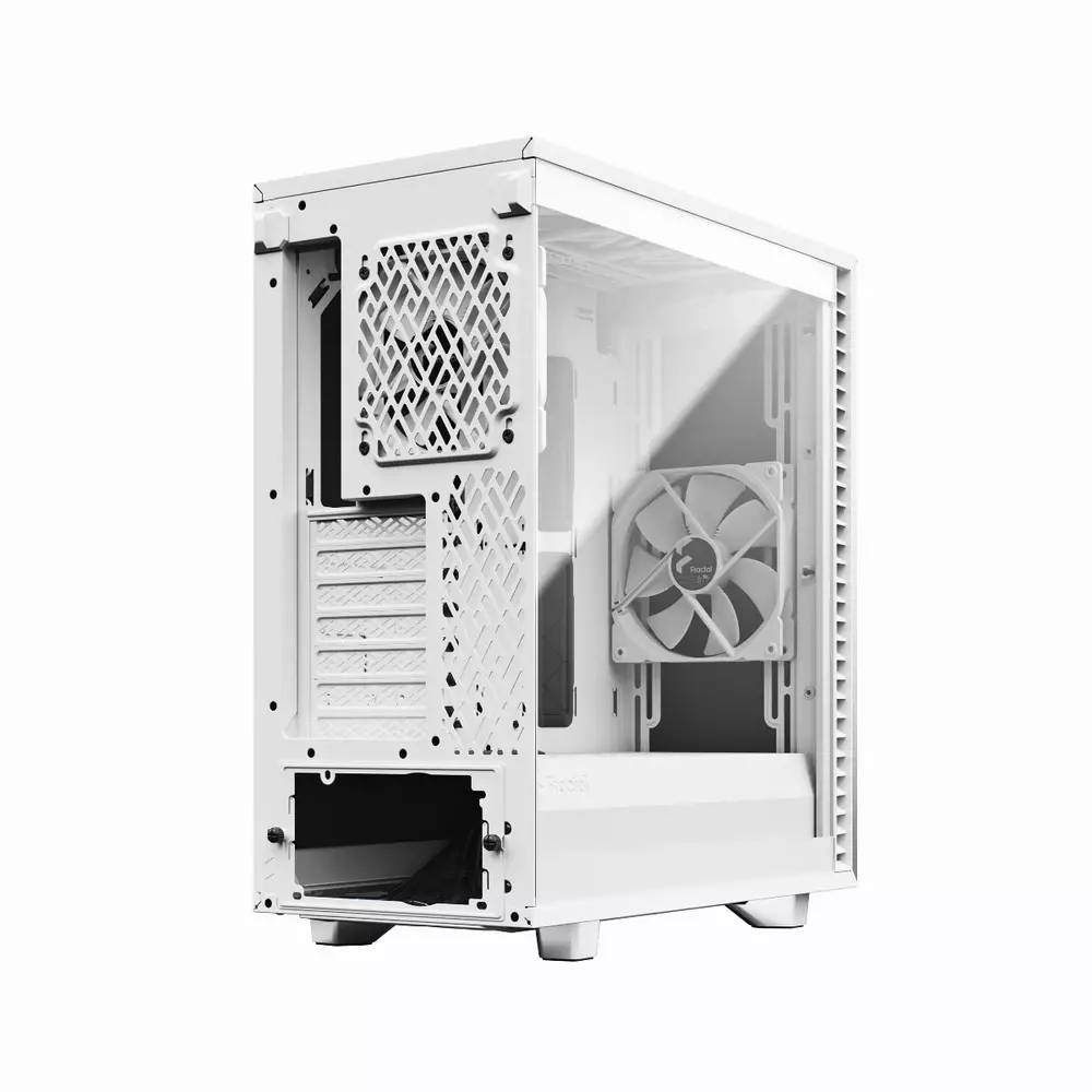 Кутия Fractal Define 7 Compact Light Tempered Glass White